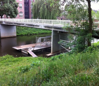 Constructieve noodmaatregelen fiets-, voetgangersbrug