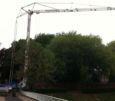 Constructieve noodmaatregelen fiets-, voetgangersbrug