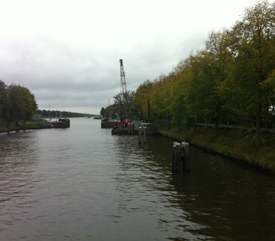 Restauratie dukdalven nabij sluis