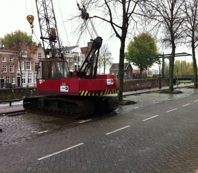 Inspectie kademuren binnenhaven historisch centrum